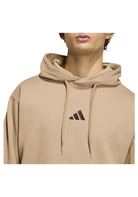 Felpa Adidas Essentials Feelcozy Fleece con Cappuccio Khaki Uomo ADIDAS CORE | Felpe | KF2364-